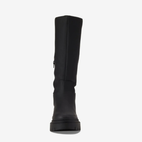 Steve Madden Women's Macall Fashion Lug Sole Knee Boot Size 11 Black NEW - Picture 3 of 16